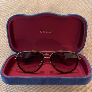Gucci sunglasses gold
